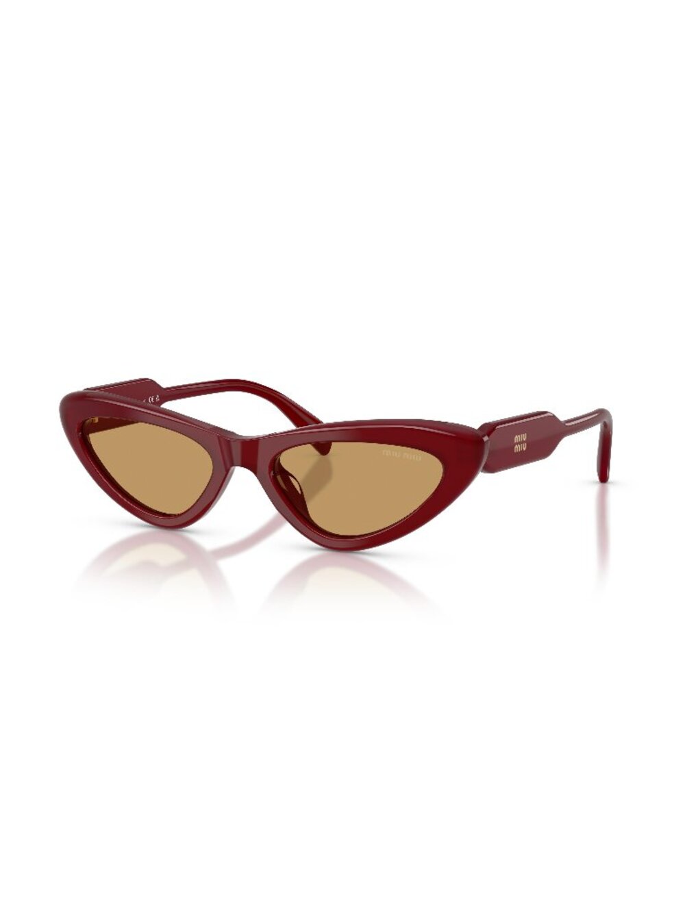 New Miu Miu Women's Sunglasses Multicolor Brown Lens Acetate Frame MU B11SU 55